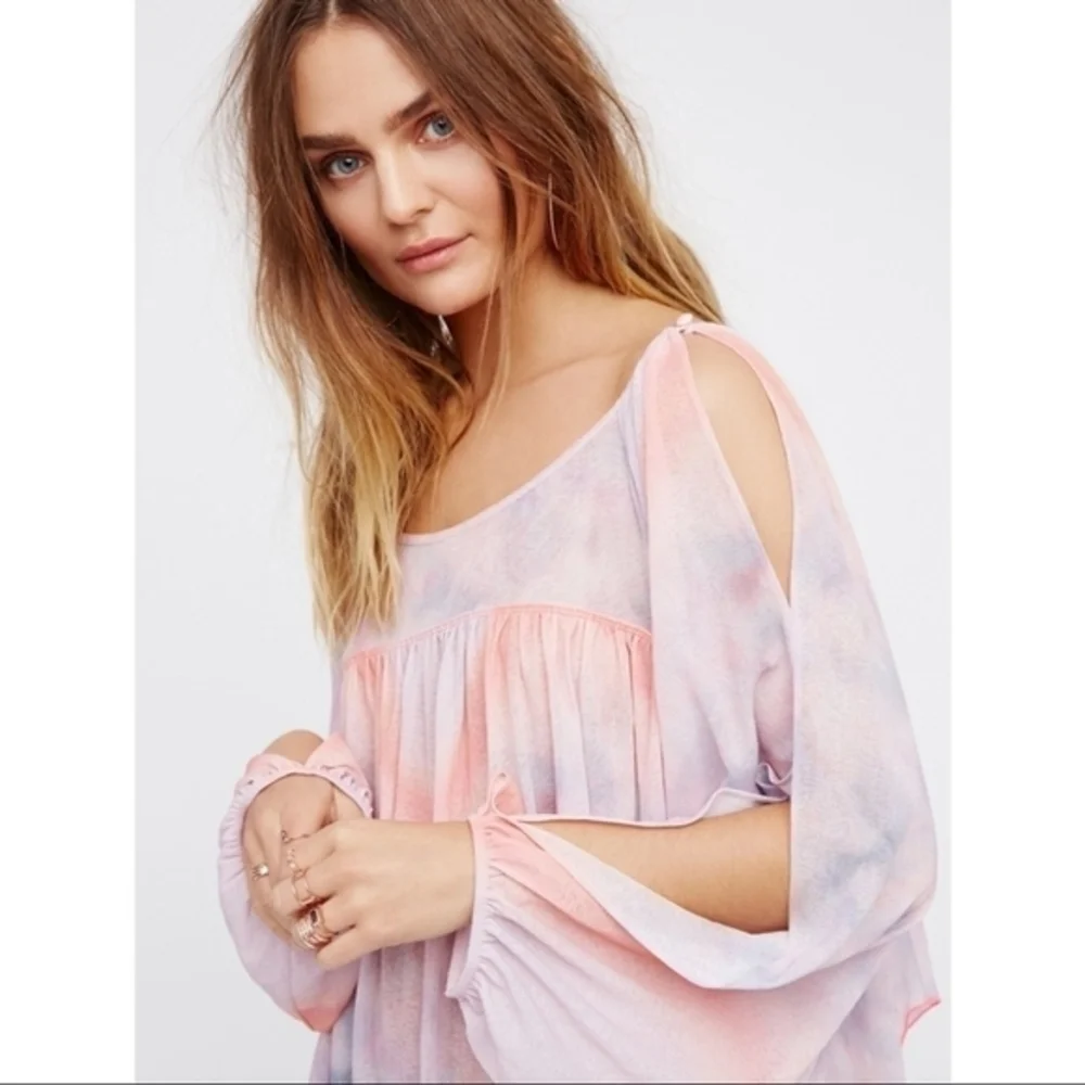 Free people‎ majestic watercolor blouse size small